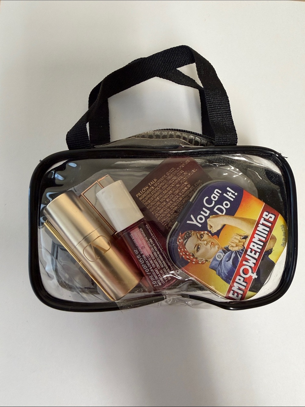 Lot of 2 Mini Clear Plastic Bags Purse Novelty Accessory - Picture 7 of 15